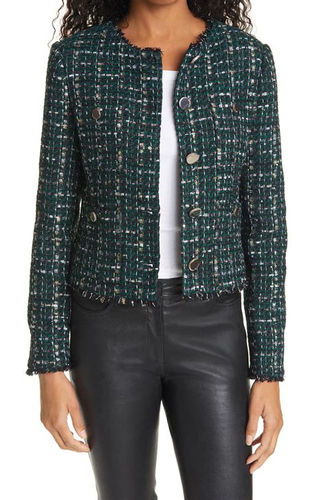 tweed boucle jacket